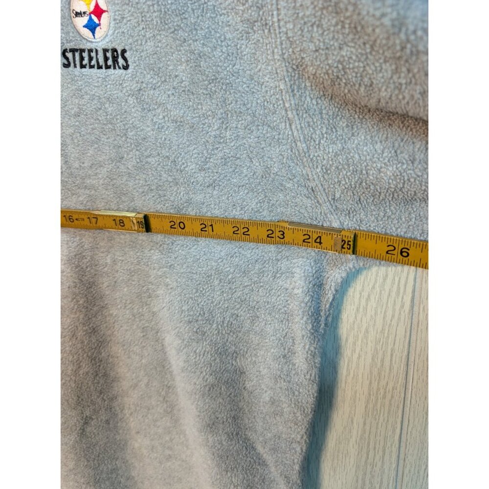 Vintage Pittsburgh Steelers Pullover Fleece Crew Neck Sweatshirt Size XL - Picture 6 of 7